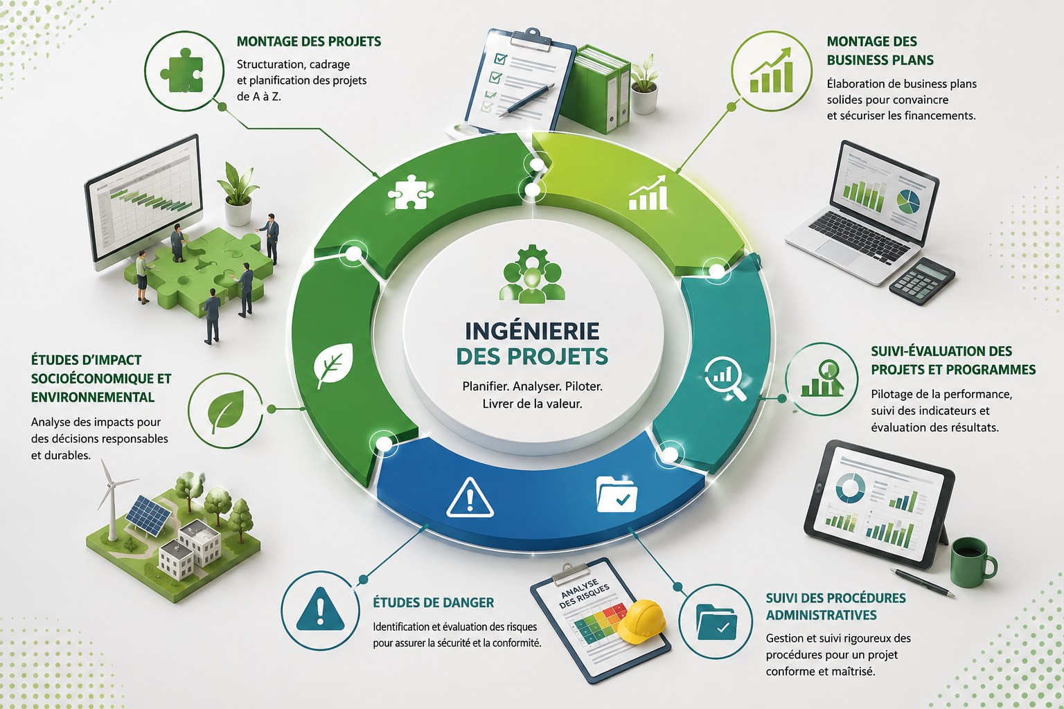 Ingénierie des projets — montage, planification et suivi-évaluation